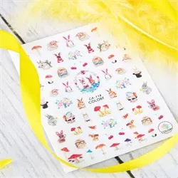 Påske klistermærker, selvklæbende og ultratynde, CA-118, GNB